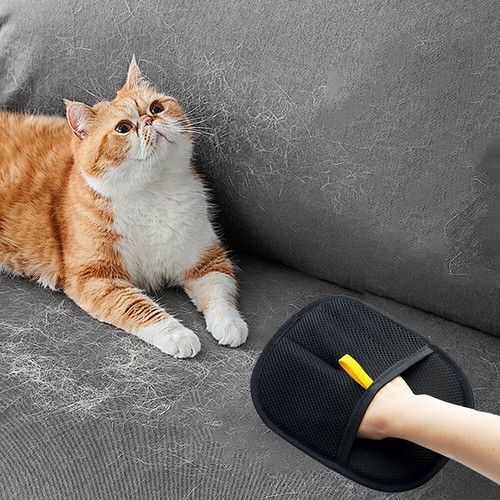 Double-Sided Static Cat Grooming Gloves