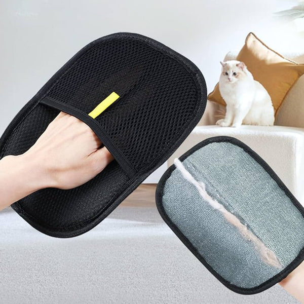Double-Sided Static Cat Grooming Gloves