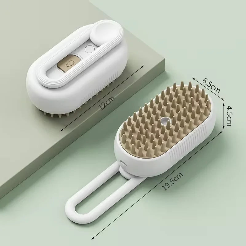 3-In-1 Pet Steaming Brush
