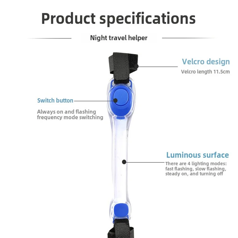 LED Flashing Traction Collar Light Strip