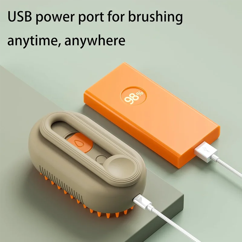 3-In-1 Pet Steaming Brush