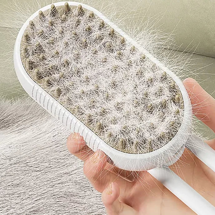 3-In-1 Pet Steaming Brush