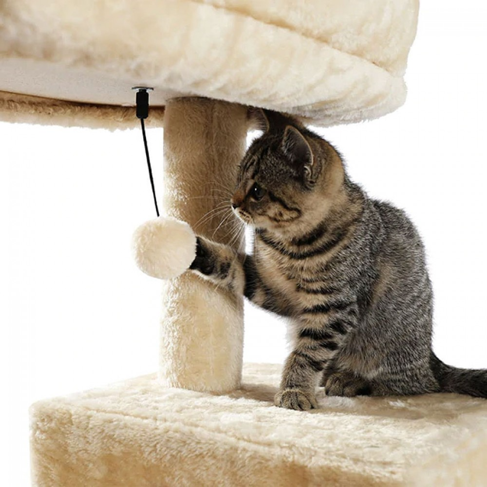 Cat Tree Tower with Modern Spacious Hammocks