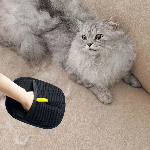Double-Sided Static Cat Grooming Gloves