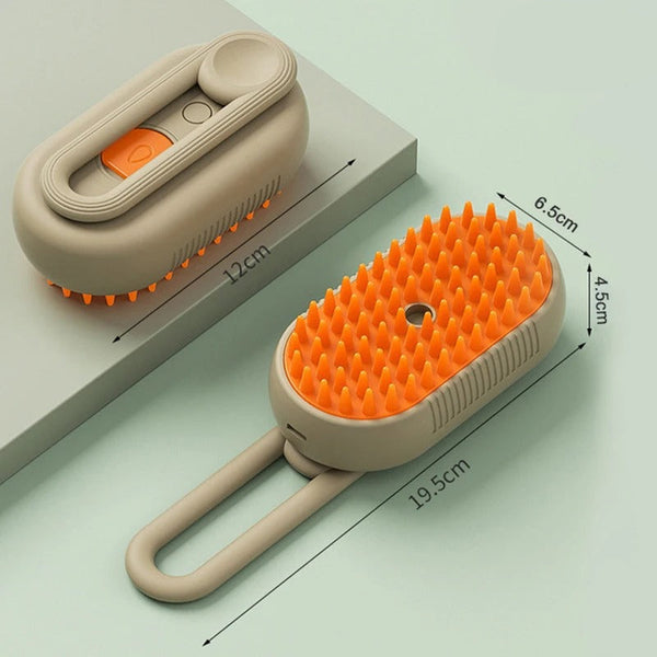 3-In-1 Pet Steaming Brush